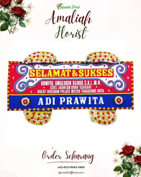 Papan Bunga Ucapan Selamat Pandak